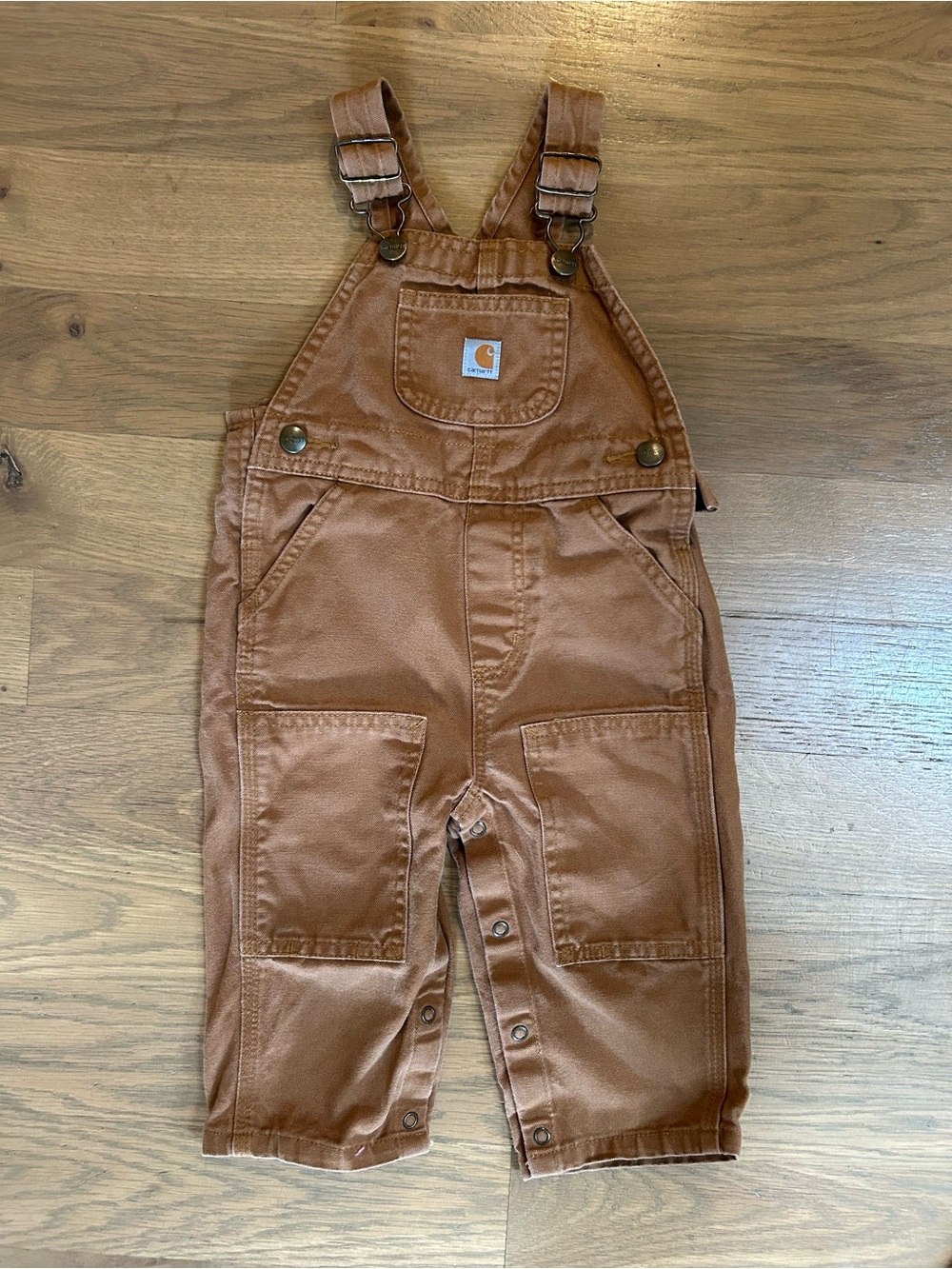 Carhartt Kids Tan/Brown Workwear Overalls